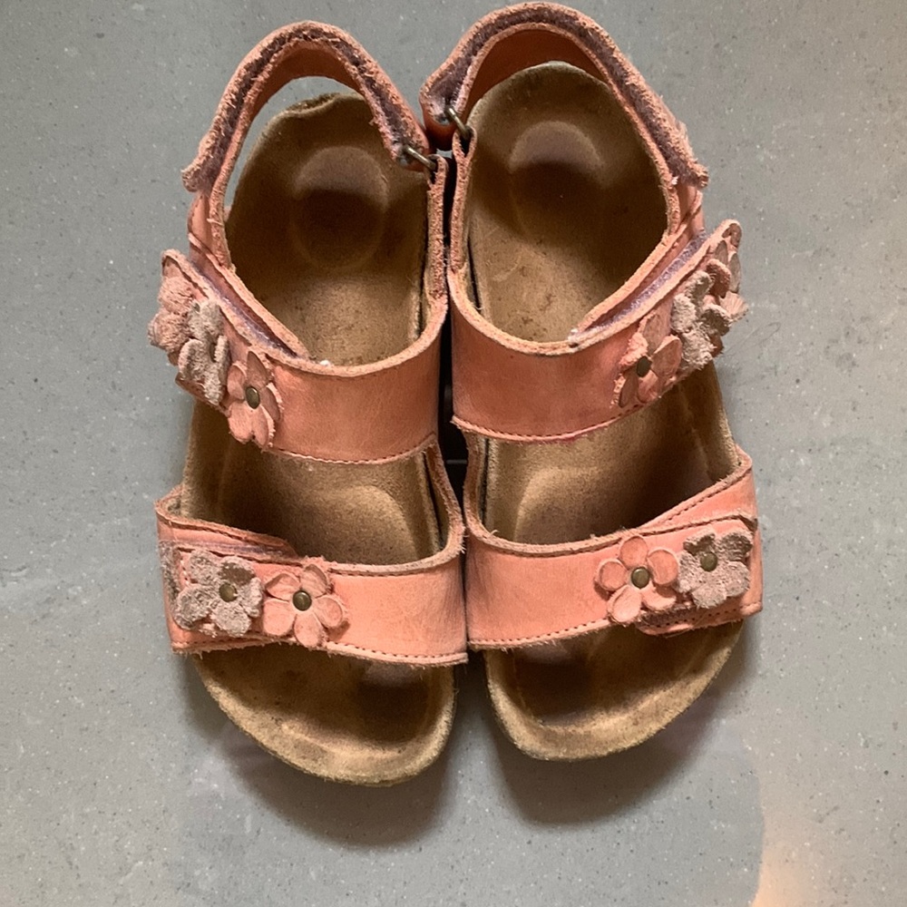 Wheat Kids pink LEATHER orthopaedic sandals size 29